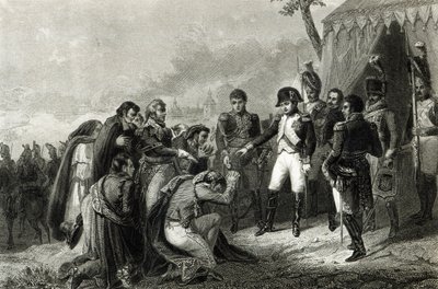 السجود الإسباني المهزوم قبل نابليون قبل دخوله مدريد ، ديسمبر 1808 بواسطة أنطوان تشارلز هوراس فيرنيه