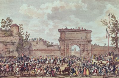 دخول الفرنسيين إلى ميلانو ، 25 فلوريال الرابع (14 مايو 1796) (أكواتينت) بواسطة أنطوان تشارلز هوراس فيرنيه