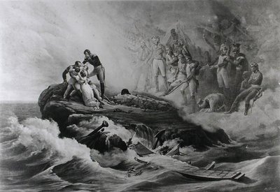 وداع عائلة برتراند ، سانت هيلانة ، 1821-36 بواسطة أنطوان تشارلز هوراس فيرنيه