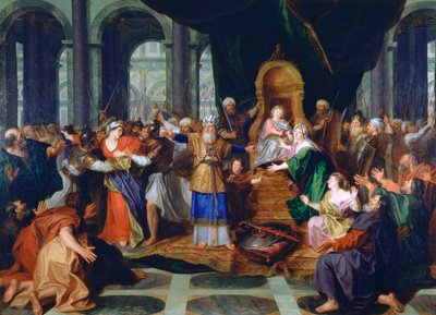 عثليا طرد من الهيكل ، رسمت قبل 1697 بواسطة انطوان كويبل
