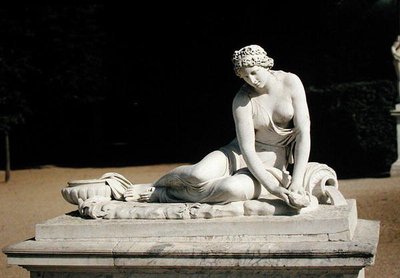 حورية مع غلاف ، من Parterre de Latone بواسطة أنطوان كويسيفوكس