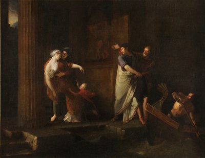 وداع بروتوس وبورتيا 1799 بواسطة انطوان دوبوست