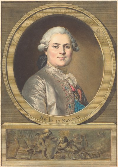 Monsieur Frère du Roi (شقيق الملك) بواسطة أنطوان فرانسوا سيرجنت بعد جوزيف سيفريد دوبليسيس