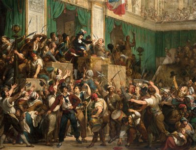 فرانسوا أنطوان دي بواسي دانجلاس يحيي رأس جان فيرو أثناء انتفاضة البراري ، ج. 183 بواسطة أنطوان جان بابتيست توماس