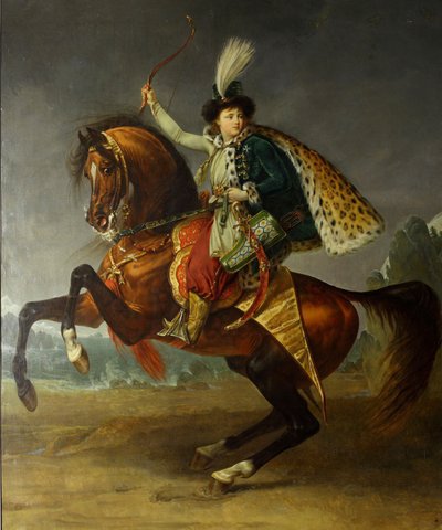 صورة الفروسية للأمير بوريس نيكولايفيتش يوسوبوف 1794-1849 ، 1809 بواسطة أنطوان جان جروس