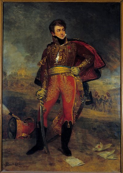 صورة للكونت العام فرانسوا فورنييه سارلوفيز (1773-1827) رسم أنطوان جان جروس (1771-1835) بواسطة أنطوان جان جروس