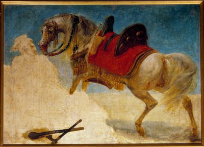 دراسة لرسومات الخيول التي رسمها أنطوان جان جروس (1771-1835) في القرن التاسع عشر. 0،97x1،3 م بواسطة أنطوان جان جروس