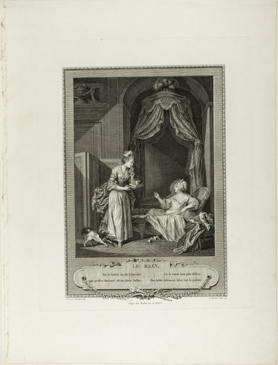 الحمّام، من نصب تذكاري للزي البدني والأخلاقي في نهاية القرن السادس عشر بواسطة انطوان لويس رومانيه