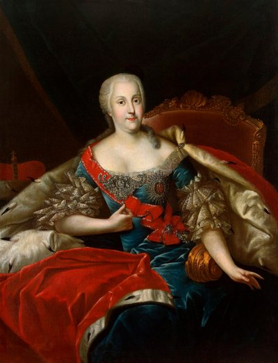 صورة جوانا إليزابيث ، ناخبة أنهالت-زربست ، 1712-1760 ، 1746 بواسطة أنطوان بيسني
