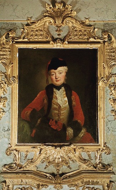 صورة ويلهلمين دوروثي فون دير مارويتز 1718-1787 ، ج 1739 بواسطة أنطوان بيسني
