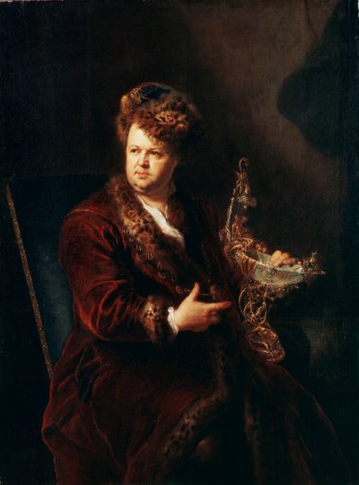 صورة الجواهري جوهان ميلشيور دينجلينجر ، c1721 بواسطة أنطوان بيسني