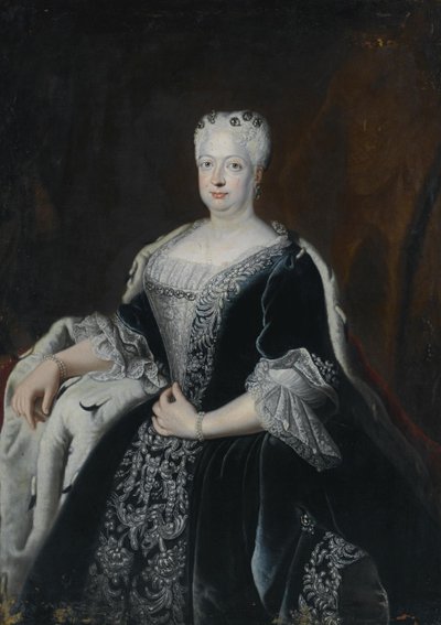 صوفيا دوروثيا من هانوفر 1687-1757 ، ملكة الملكة في بروسيا بواسطة مدرسة انطوان بيسني