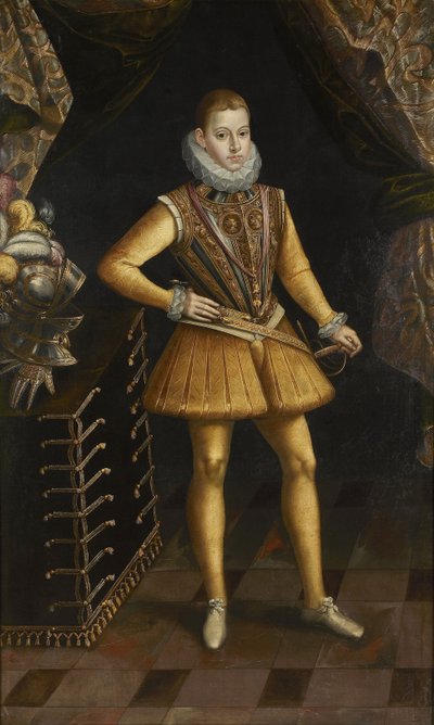 صورة لفيليب الثالث 1578-1621 ، ملك إسبانيا والبرتغال ، بين 1598 و 1620 بواسطة انطوان دي سوكا