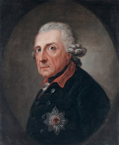 صورة فريدريك الثاني بروسيا 1712-1786 ، 1781-1783. بواسطة انطون جراف