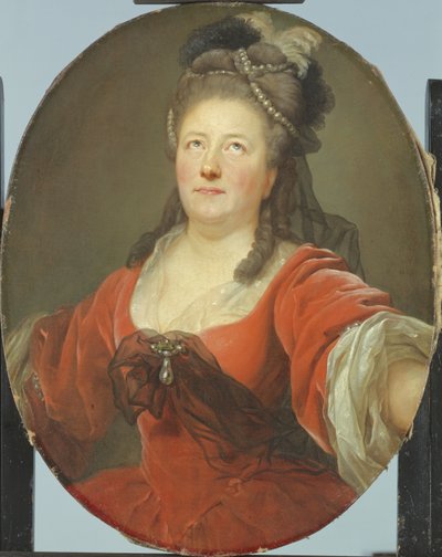 صورة الممثلة فريدريك سيلر (1738-89) بواسطة انطون جراف