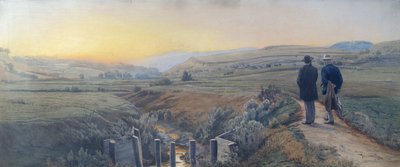 المشي على طول Krottenbach بواسطة انطون Hlavacek