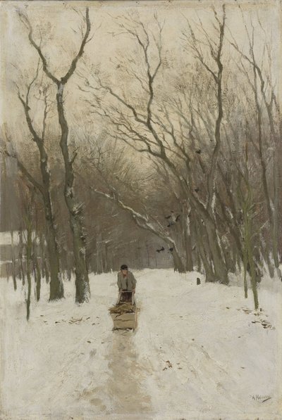 الشتاء في Scheveningen Woods بواسطة انطون موف