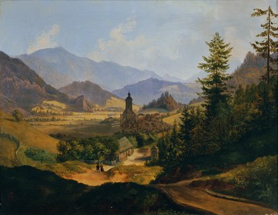 The Josephsberg بالقرب من Mariazell بواسطة انطون شيفر