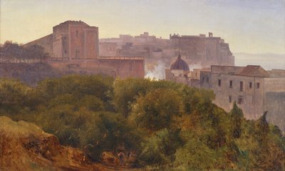 Francavilla Wood in Chiatamone, c.1824 (oil on canvas) بواسطة انطون سيمينك بيتلو