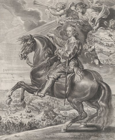 صورة للكاردينال إنفانتي فرديناند النمساوي على ظهور الخيل ، كاليفورنيا. 1630 - 54. بواسطة انطون فان دير هل