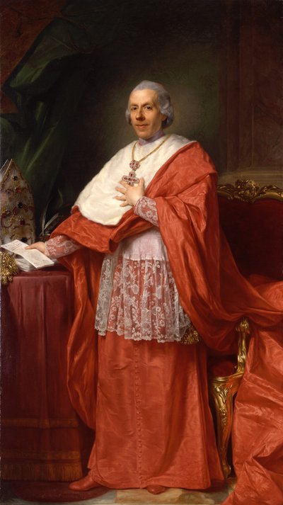 الكاردينال موزيو جالو (1721-1801) ، 1785 بواسطة انطون فون مارون