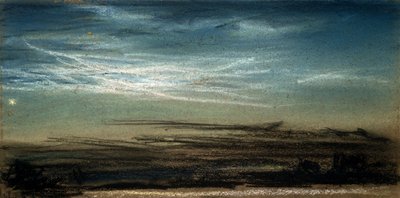 Sunset and noctilucent cloud, 6 July 1885 بواسطة فريدريك (المرتبط ب) بارنارد