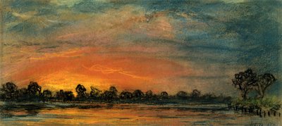 Sunset at Chelsea, London بواسطة فريدريك (المرتبط ب) بارنارد
