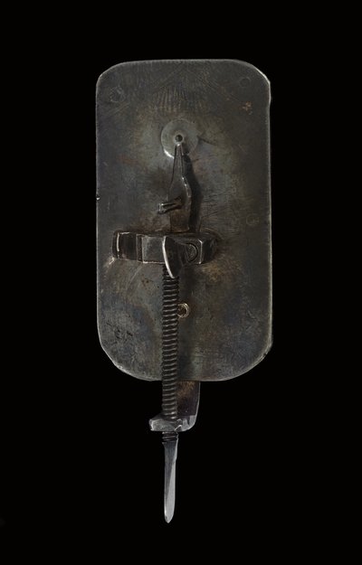 مجهر ، حوالي 1690 (فضي وزجاج) (انظر أيضًا 1121456-9) بواسطة أنتوني فان ليفينهوك