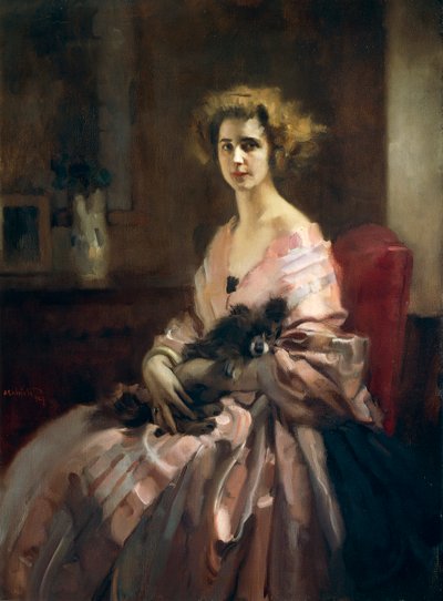 Lady in Pink بواسطة Antonio Ambrogio Alciati