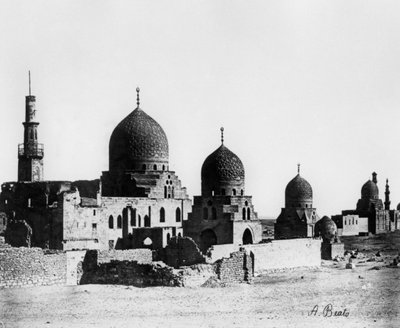 مسجد ، مصر ، 1862 بواسطة أنطونيو بيتو