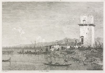 المشاهدات: برج مالغيرا ، 1735-1746. بواسطة قناة جيوفاني أنطونيو (كاناليتو)