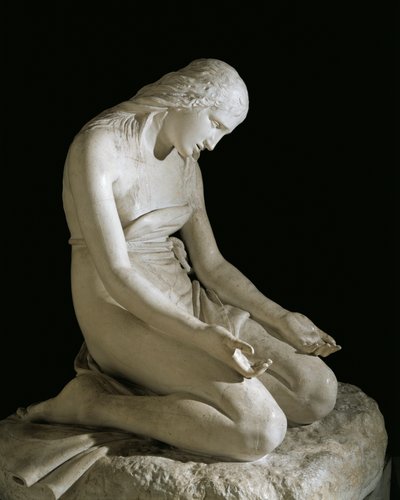 The Penitent Magdalene, by Antonio Canova (1757-1822) بواسطة انطونيو كانوفا