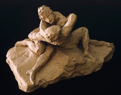 Venus and Adonis by Antonio Canova (1757-1822), model in clay بواسطة انطونيو كانوفا