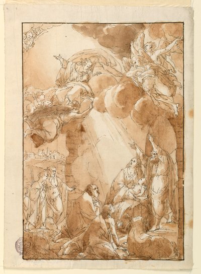 ولادة المسيح بواسطة Antonio Cavallucci