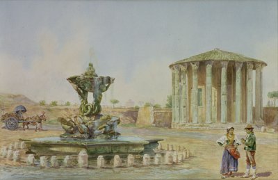 معبد فيستا في روما بواسطة أنطونيو كولي