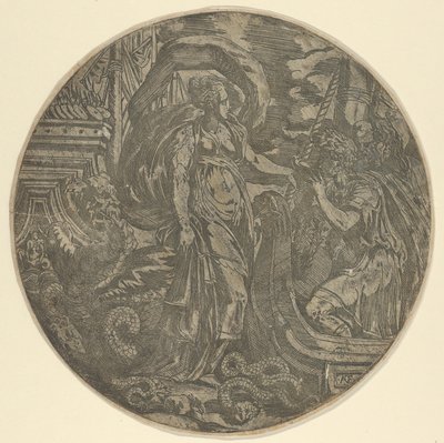 سيرس يعطي مشروبًا لرفاق يوليسيس ، 1540-45. بواسطة أنطونيو فانتوزي