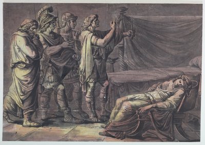 نيرو يجد جسد والدته أغريبينا بواسطة Antonio Giuseppe Basoli