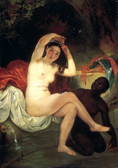 الاستحمام بثشبع ، 1832. بواسطة أنطونيو موليناري