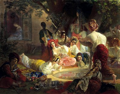 نافورة Bahçesaray ، 1849. بواسطة أنطونيو موليناري