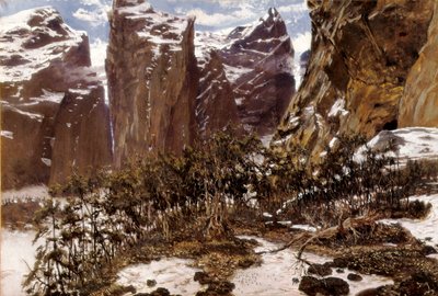 Roncesvalles (أو Roncesvalles بالإسبانية). المناظر الطبيعية لشمال إسبانيا. لوحة أنتوني مونوز إي ديغرين (1841-1924) ، أواخر القرن التاسع عشر. زيت على قماش. إسبانيا ، فالنسيا ، Museo de Bellas Artes San Pio V. بواسطة أنطونيو مونوز ديجرين