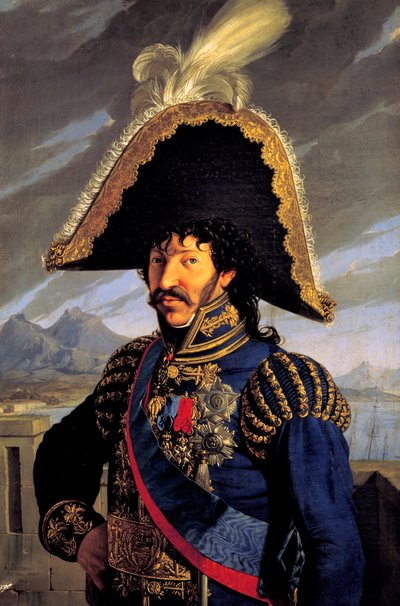 Portrait of Joachim Murat بواسطة أنطونيو رافاييل كالاندر