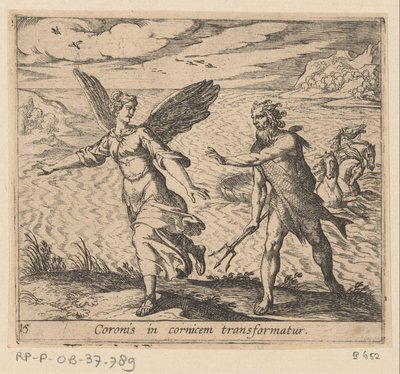 تغير التاج إلى een kraai يتحول التاج إلى إفريز (العنوان على الكائن) Metamorphoseon أو التحويلات (عنوان السلسلة) ميتامورفوسين فان أوفيديوس (عنوان المسلسل) بواسطة بيتر دي جود (أنا)