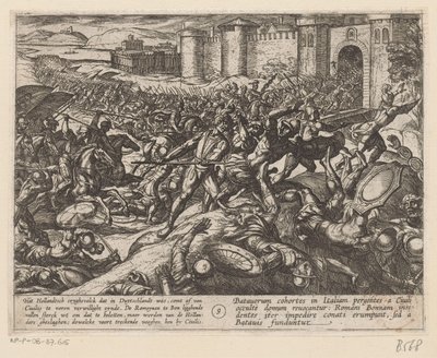 هزمت القوات الهولندية الرومان في بون حروب باتافيان ضد الرومان (عنوان المسلسل) Batavorum cum Romanis Bellum (عنوان السلسلة) بواسطة انطونيو تمبيستا