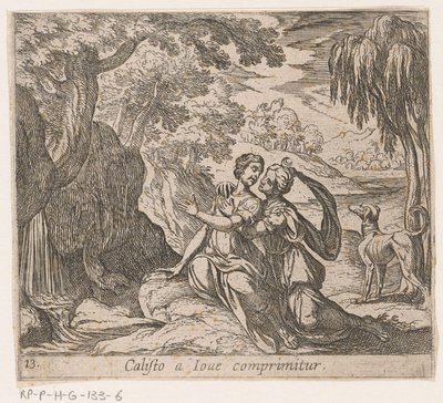 كوكب المشتري أون كاليستو Callisto Crushed by Jupiter (العنوان على الكائن) Metamorphoseon أو التحويلات (عنوان السلسلة) ميتامورفوسين فان أوفيديوس (عنوان المسلسل) بواسطة انطونيو تمبيستا
