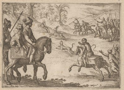الصيادون الشرقيون يصطادون الغزلان مشاهد الصيد (الجزء الثاني) (عنوان السلسلة) Primo libro di caccie varie (عنوان المسلسل) بواسطة انطونيو تمبيستا