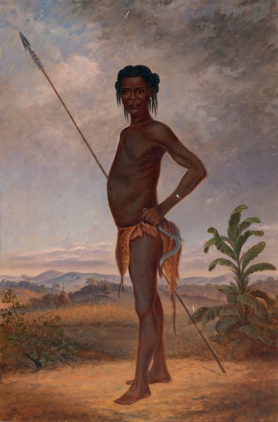 الأم والرجل ، كاليفورنيا. 1893. بواسطة أنطونيو زينو شيندلر