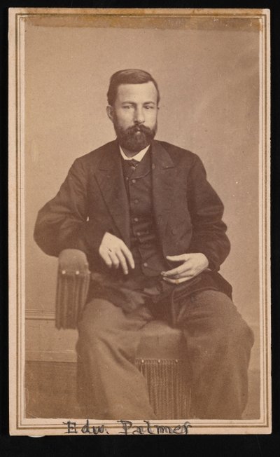 صورة لإدوارد بالمر 1829-1911 ، 1868-1869. بواسطة أنطونيو زينو شيندلر