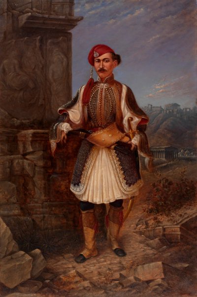 الرجل الروسي - شارع. بطرسبورغ ، كاليفورنيا. 1893. بواسطة أنطونيو زينو شيندلر