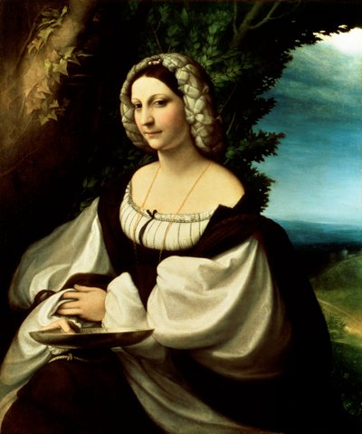 صورة أنثى ، c1518. بواسطة أنطونيو دا كوريجيو