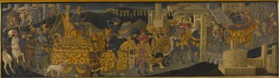 انتصار Scipio Africanus (تمبرا مع الذهب والفضة على اللوحة) بواسطة أبولونيو (استوديو) وماركو ديل بونو (1402 89)